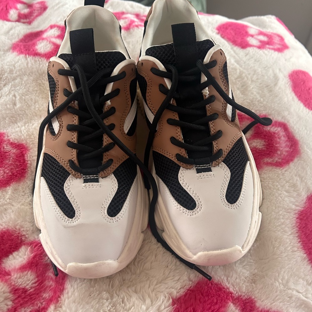 Madden NYC sneakers - Black, White, and Tan